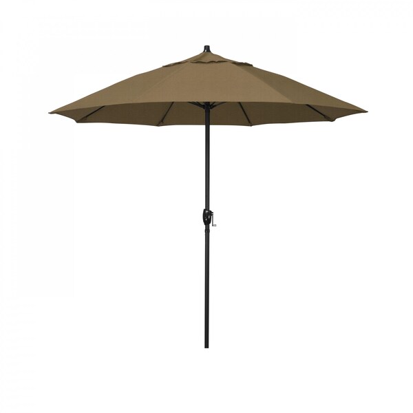 California Umbrella 7.5' Bronze Aluminum Market Patio Umbrella, Olefin Woven Sesame 194061336625 - main